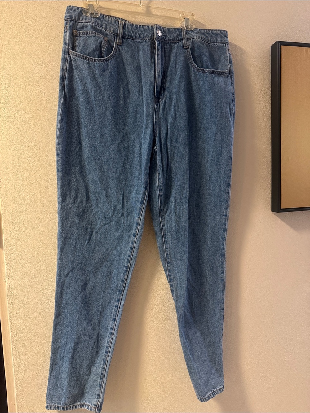 Oat New York Women’s Boyfriend Jeans in Medium Blue